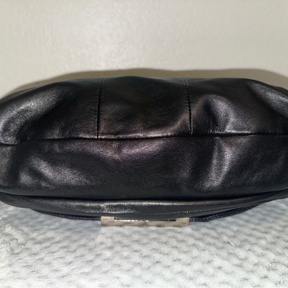 Coach Black Leather Shoulder Bag - Picture 3 of 12
